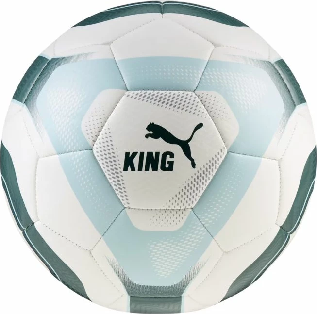 Top futbolli Puma MCFC King 85013 01, i bardhë-gjelbër-kaltër