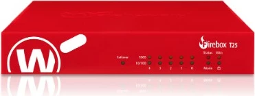Firewall WatchGuard Firebox T25, standard support 3 vjet, i kuq