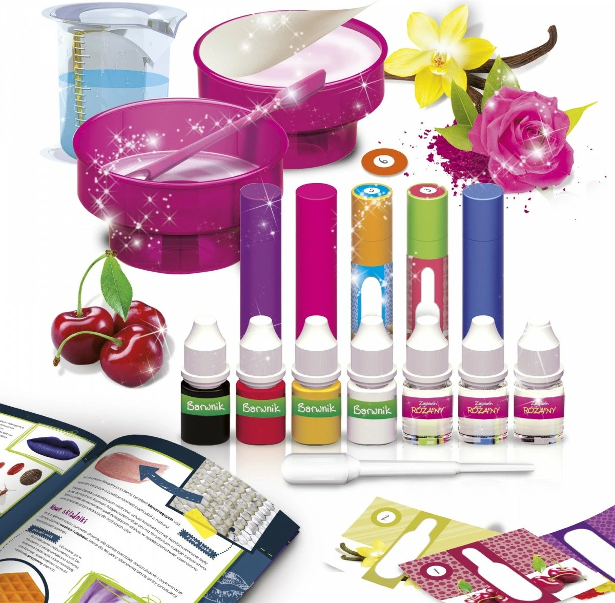 Set edukativ Lisciani Laboratory of Im a Genius - Lipstick Factory, për vajza, 8+ vjeç