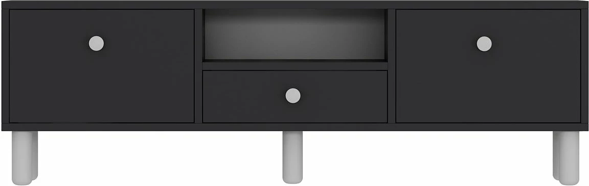 Komodë TV Skye Decor, anthracite, e bardhë, 1310-DROP-1