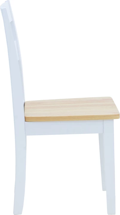 Karrige York, set prej 2 copë, ngjyrë e bardhë-natyrale, 39.5x47.5x89cm