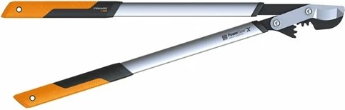 Gërshërë degësh Fiskars PowerGear X LX98-L, doreza të gjata, portokalli/zezë