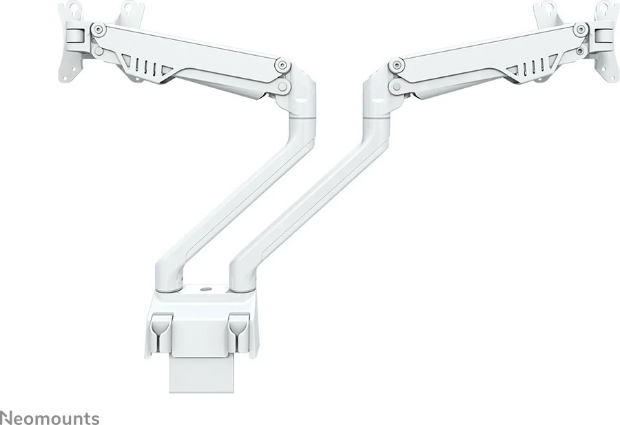 Krah monitori Neomounts FPMA-D750DWHITE2, për 2 ekrane, rregullim me gaz, i bardhë
