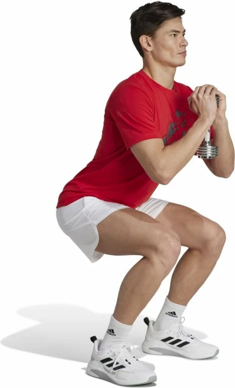 Maicë stërvitore për meshkuj adidas, e kuqe