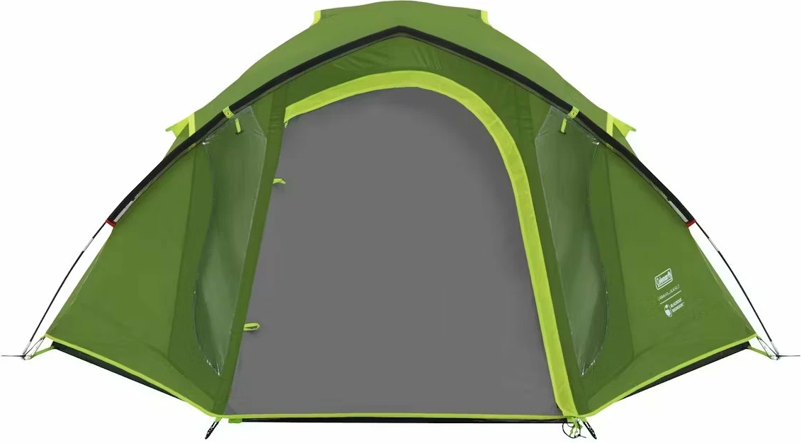 Çadër kampingu Coleman Darwin 4 Plus BlackOut, 4-personëshe, dy-shtresore, 4500 mm, jeshile