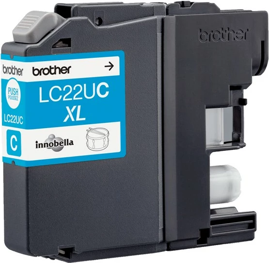 Karikator bojë Brother LC22UC, Cyan, 1200 faqe