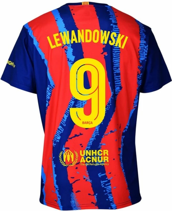 Set fanellë e shorce për fëmijë FC Barcelona Robert Lewandowski BC59EL 2025/26