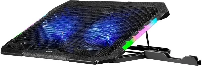 Stendë ftohëse për laptop DEFENDER NS-502, 15.6"-17", 2W, 2xUSB, E zezë