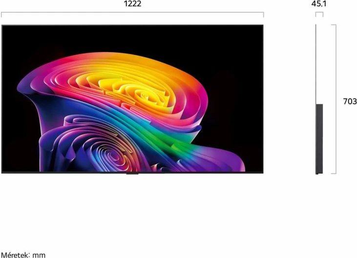TV LG OLED 4K evo AI C6 | OLED55C61LA | 55 | Smart TV | webOS | UHD | E zezë