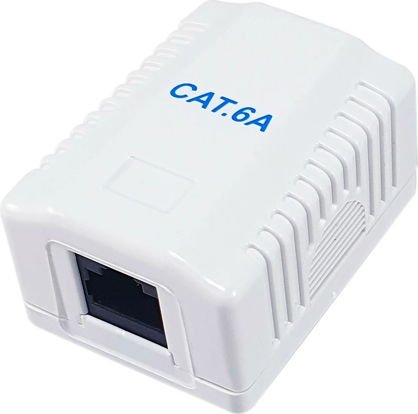 Prizë rrjeti EQUIP Cat6a, 1 portë RJ-45, e bardhë