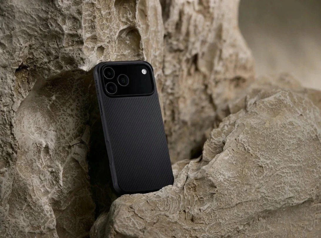 Mbështjellës Pitaka Aramid ProGuard KI1701MGPM për iPhone 17 Pro Max, MagSafe, aramid/TPU, i zi/gri