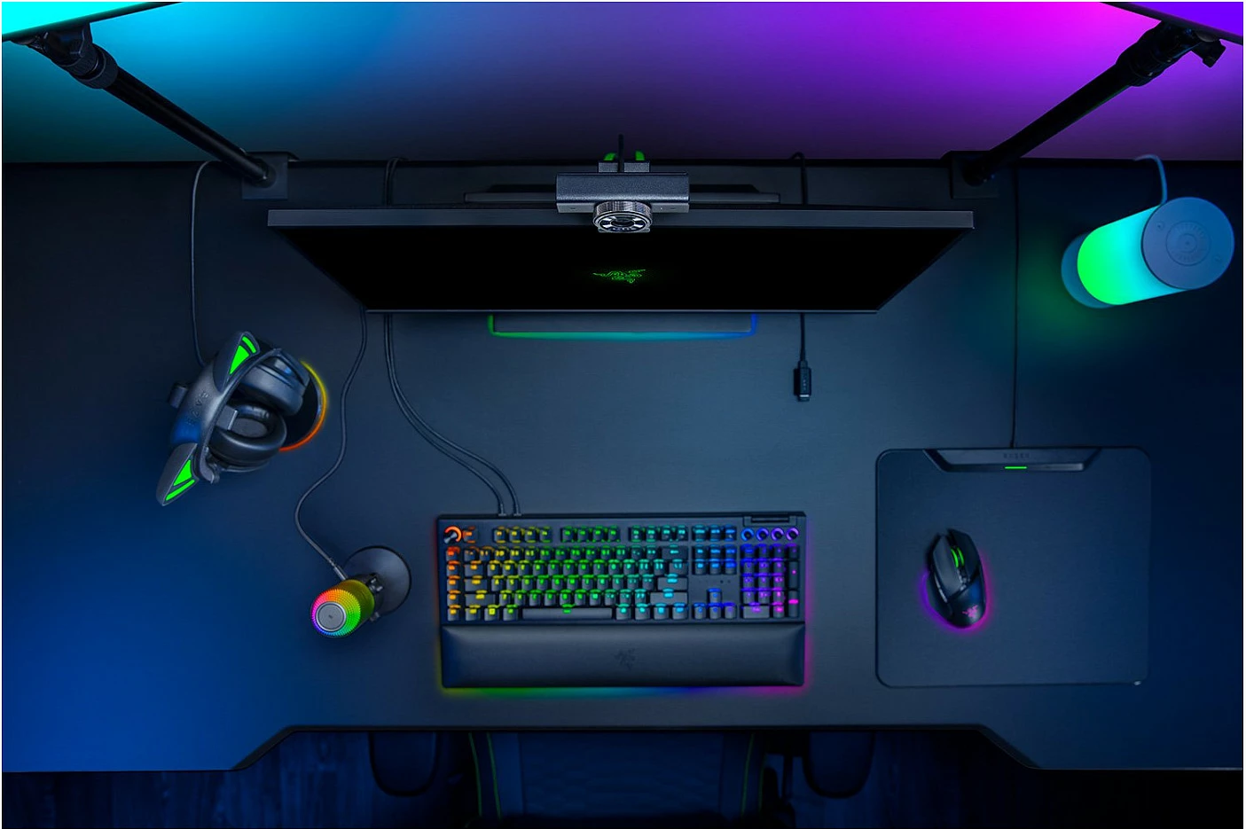 Kamerë web Razer Kiyo V2 X, 1440p, 60fps, USB, me mikrofon, e zezë