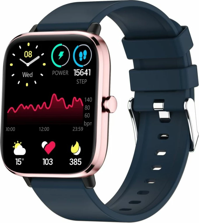 Smartwatch për femra Giewont, blu e errët