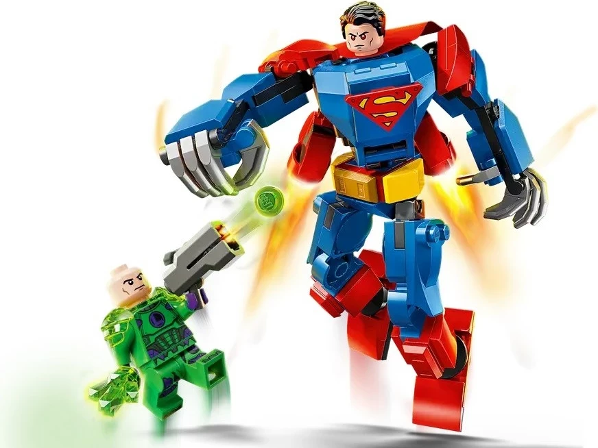 Set LEGO DC 76302 Superman Mech vs. Lex Luthor, për fëmijë 6+