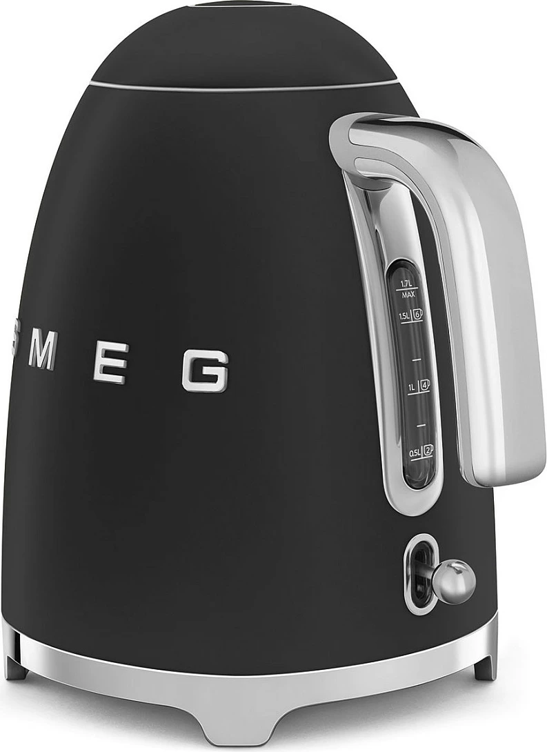 Ibrik elektrik SMEG KLF03BLMEU, 1.7L, 2400W, e zezë mat