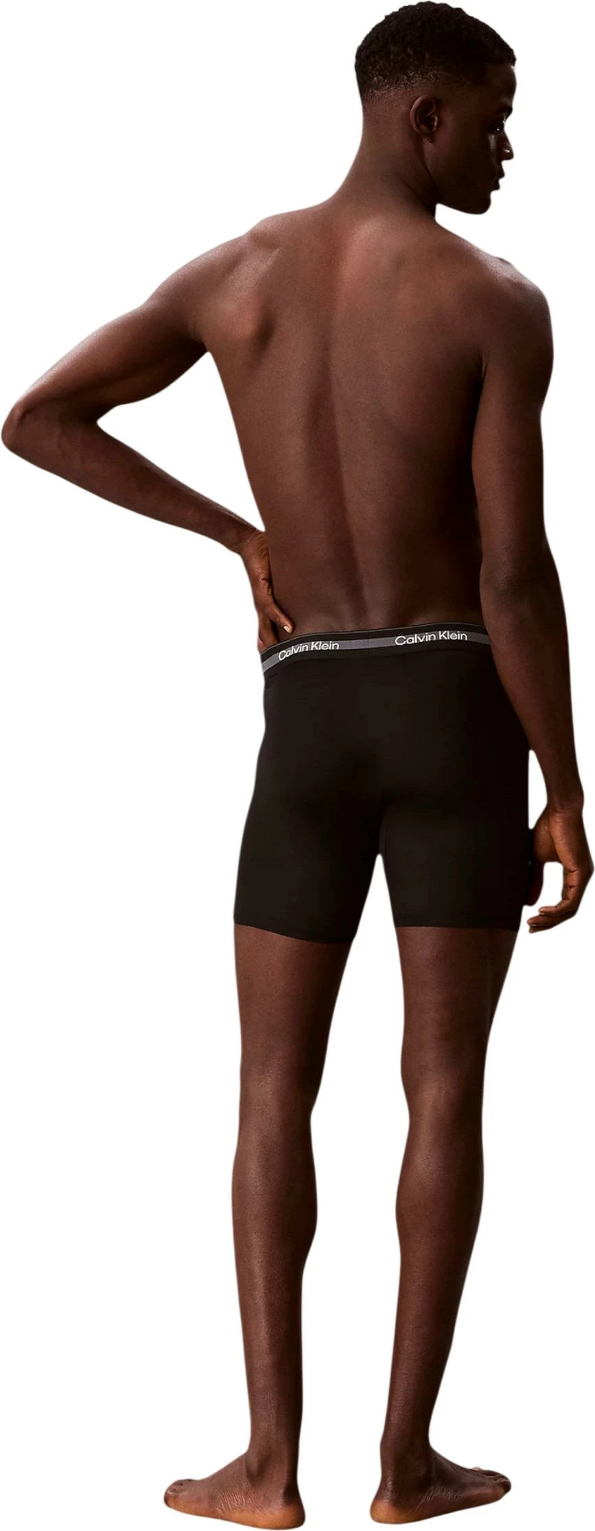 Të brendshme për meshkuj Calvin Klein Underwear Boxer Brief Long 3PK LV00NB4538, të zeza [Madhësia: M]