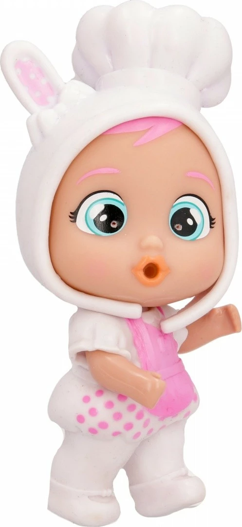Kukull Cry Babies Magic Tears Di Stars Talent Coney, Tm Toys, plastikë, me aksesorë, rozë/bardhë