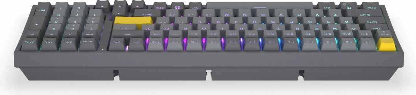 Tastierë mekanike Endorfy Celeris 1800, RGB, wireless, 96%, gri