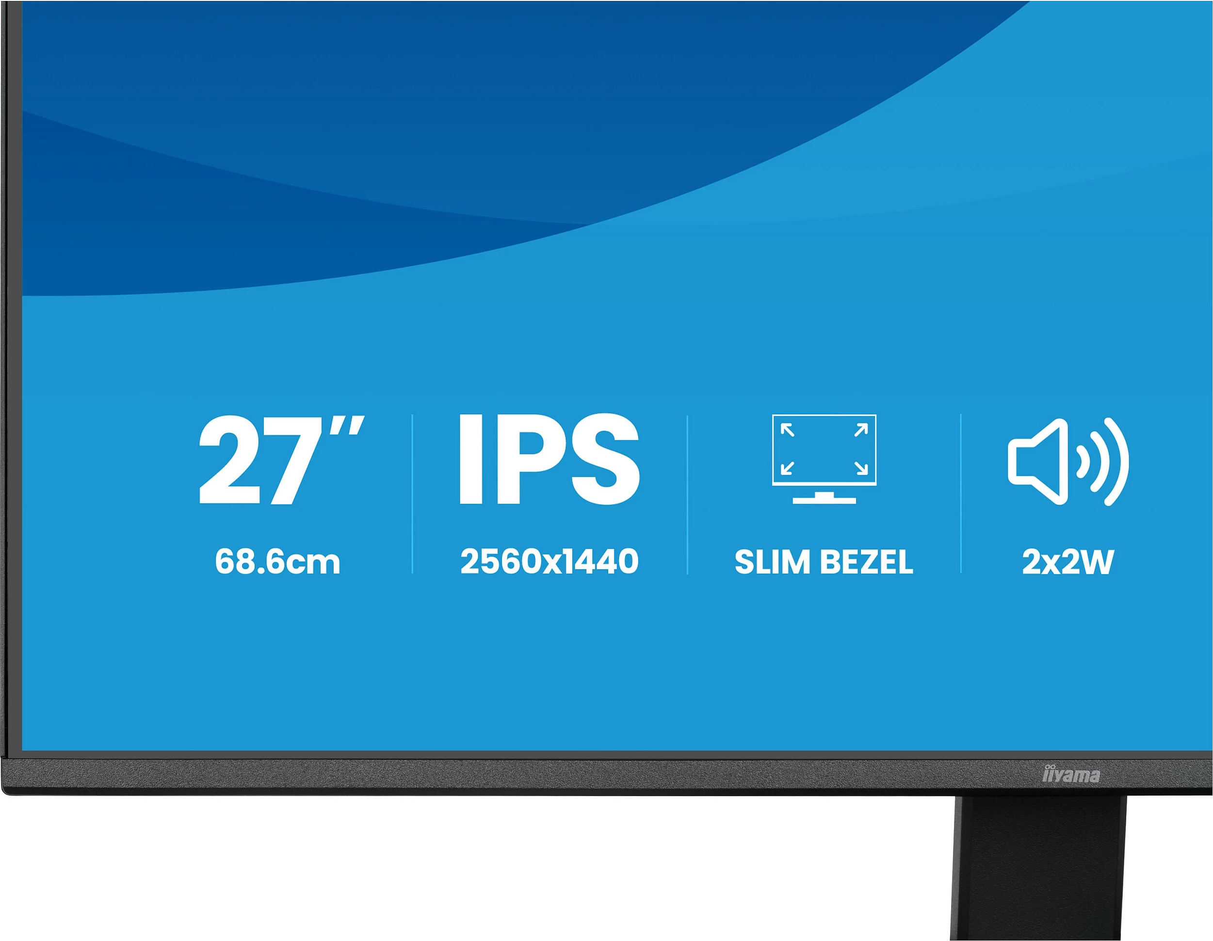 Monitor iiyama ProLite X2791QS-B1, 27" QHD IPS, FreeSync, altoparlantë të integrum, i zi