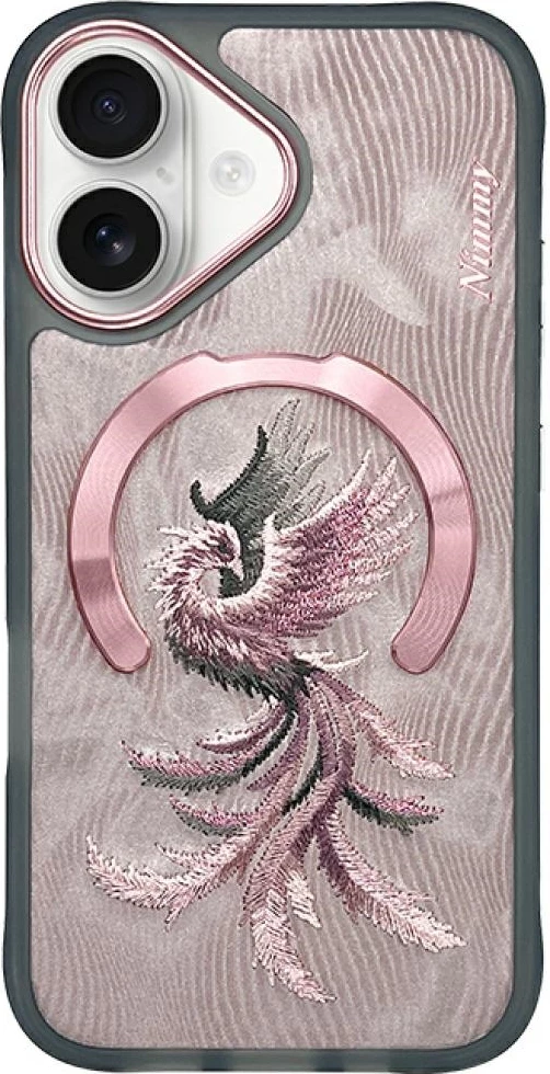 Mbështjellës Nimmy Magnetic Fantasy Animal MagSafe për iPhone 16 6.1\", Rose Gold