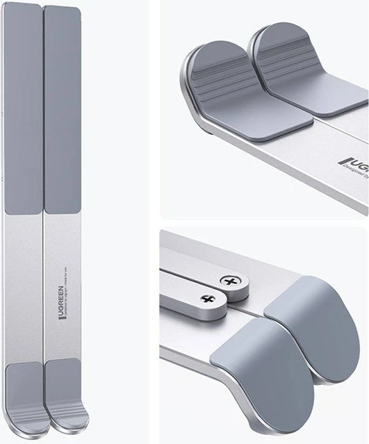 Mbajtëse laptopi UGREEN LP451, e rregullueshme, argjendtë