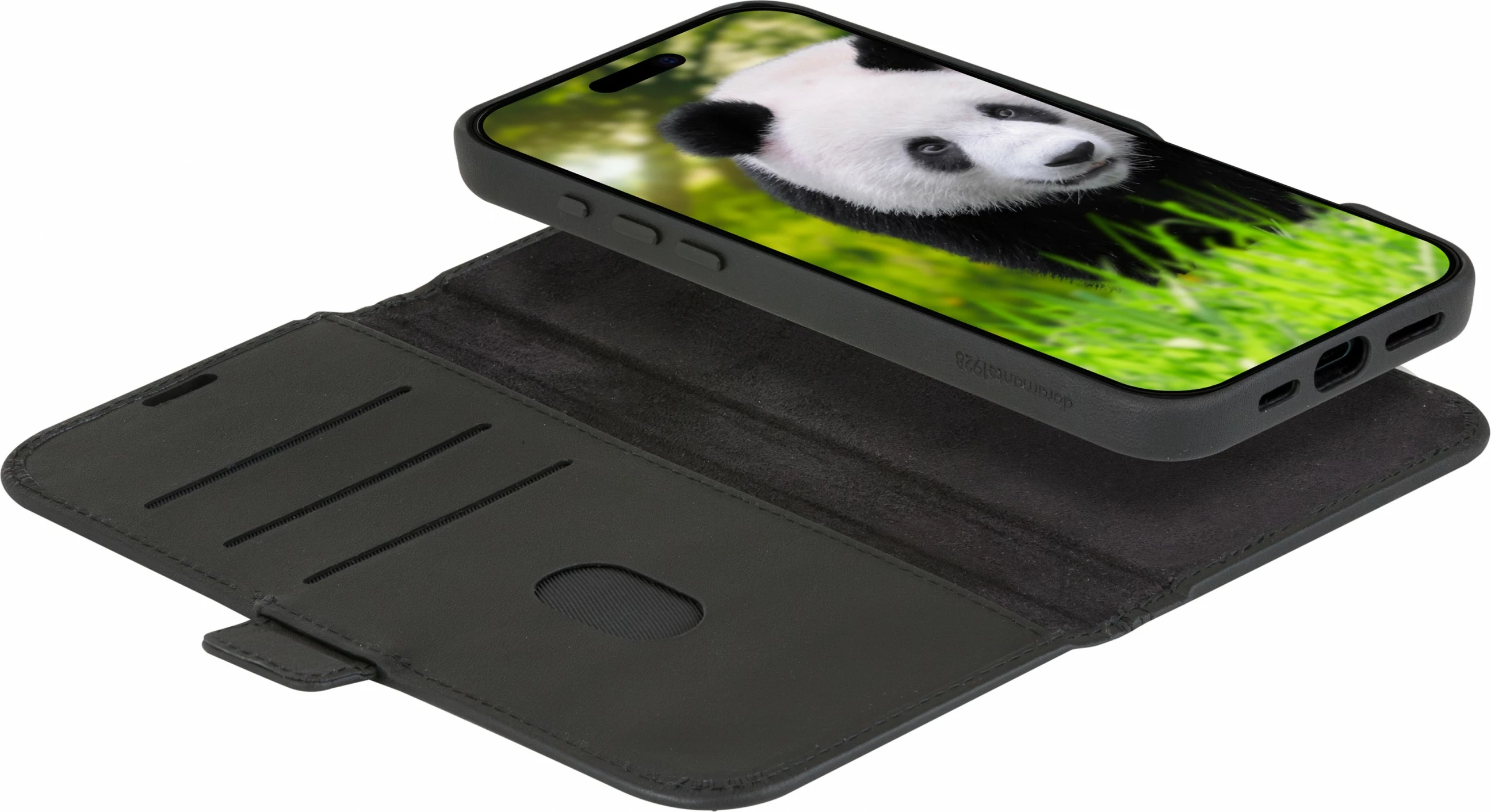 Mbështjellës dbramante1928 LYNGE MagSafe për iPhone 16, zi