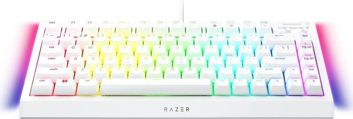 Tastierë Razer BlackWidow V4, 75%US, e bardhë