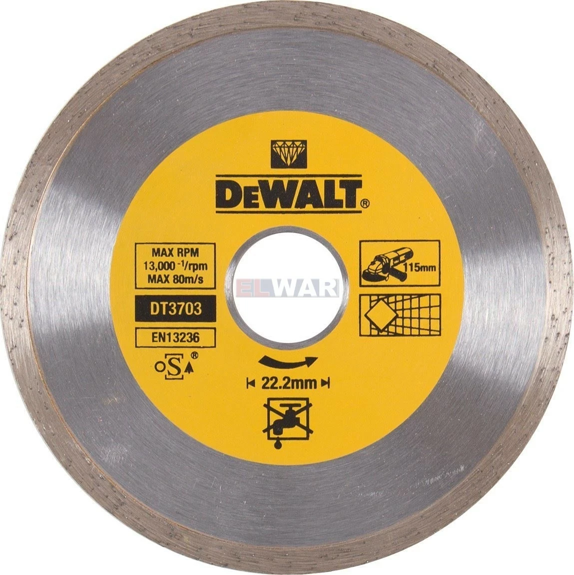 Disk prerës diamant DeWalt DT3713 125mm 22.2mm