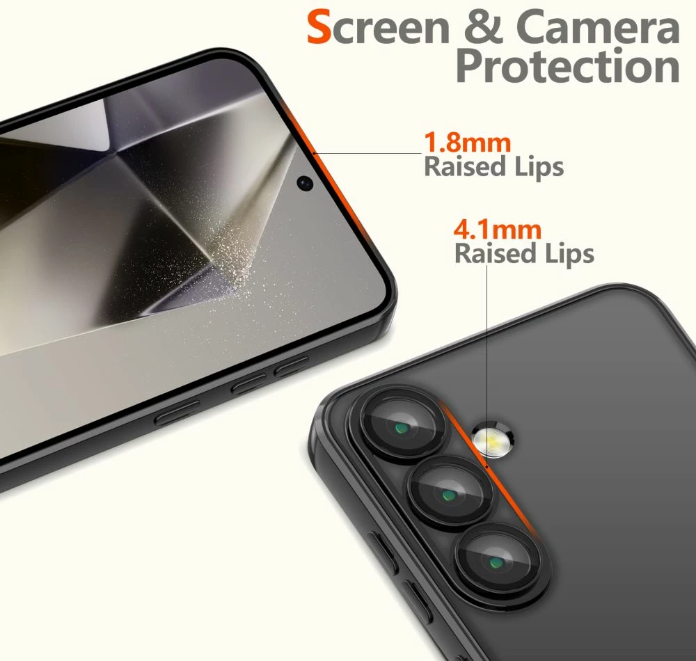 Mbështjellës Tech-Protect MagMat MagSafe për Samsung Galaxy S25, Clear Black