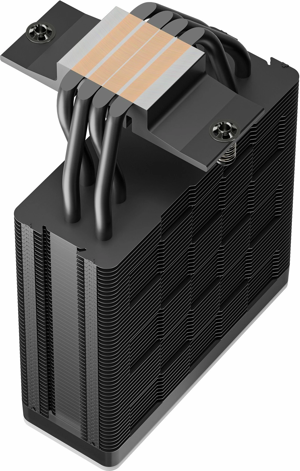 Ftohës CPU Deepcool AG400 BK ARGB V2 (R-AG400-BKAMMN-GJD) 120mm, 4 heatpipe, 220W TDP, i zi