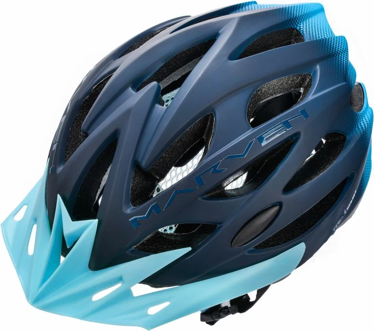 Helmetë biçiklete Meteor Marven 25189, kaltër [Madhësia: Standarde]