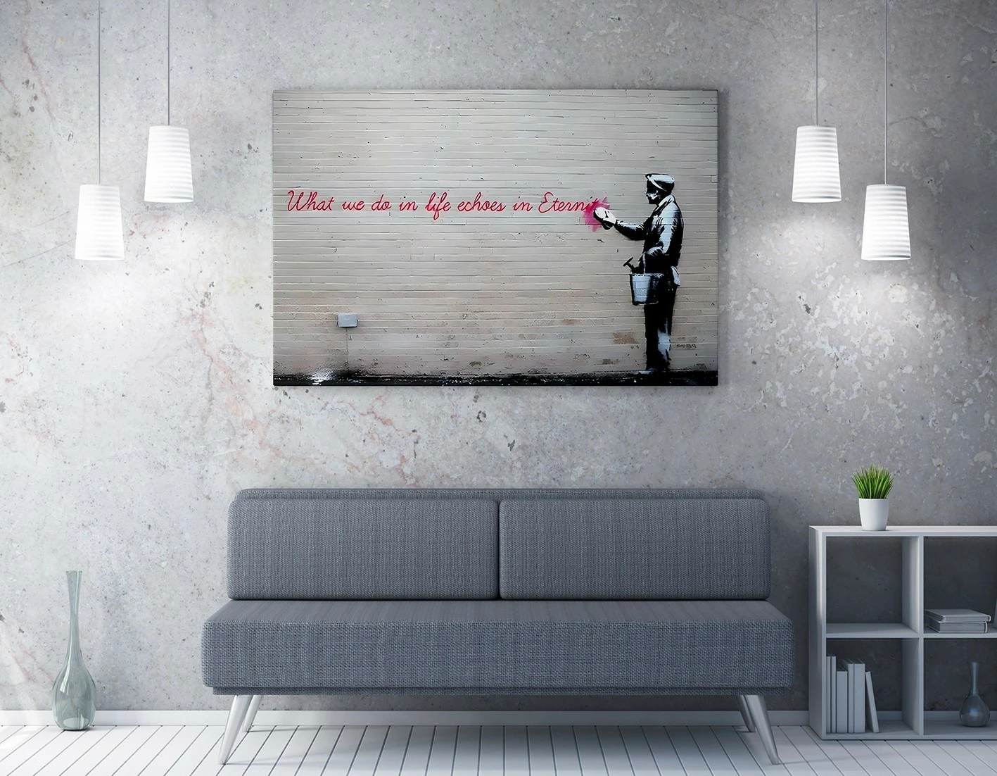 Pikturë dekorative në kanavacë, Wallity WY354, shumëngjyrëshe, 50x70cm