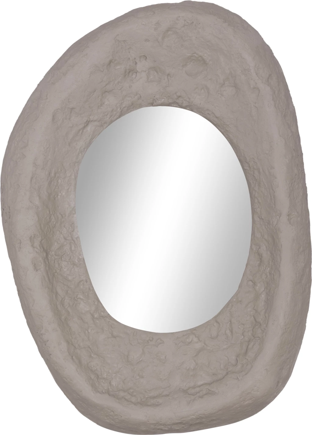 Pasqyrë muri RIFFE, fibër-cement, ngjyrë gri, 60x13x85cm