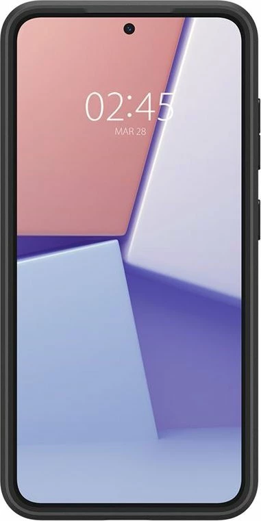 Mbështjellës Spigen Optik Armor për Samsung Galaxy S24, mbrojtje hibride TPU+PC, kapak rrëshqitës për kamerë, i zi