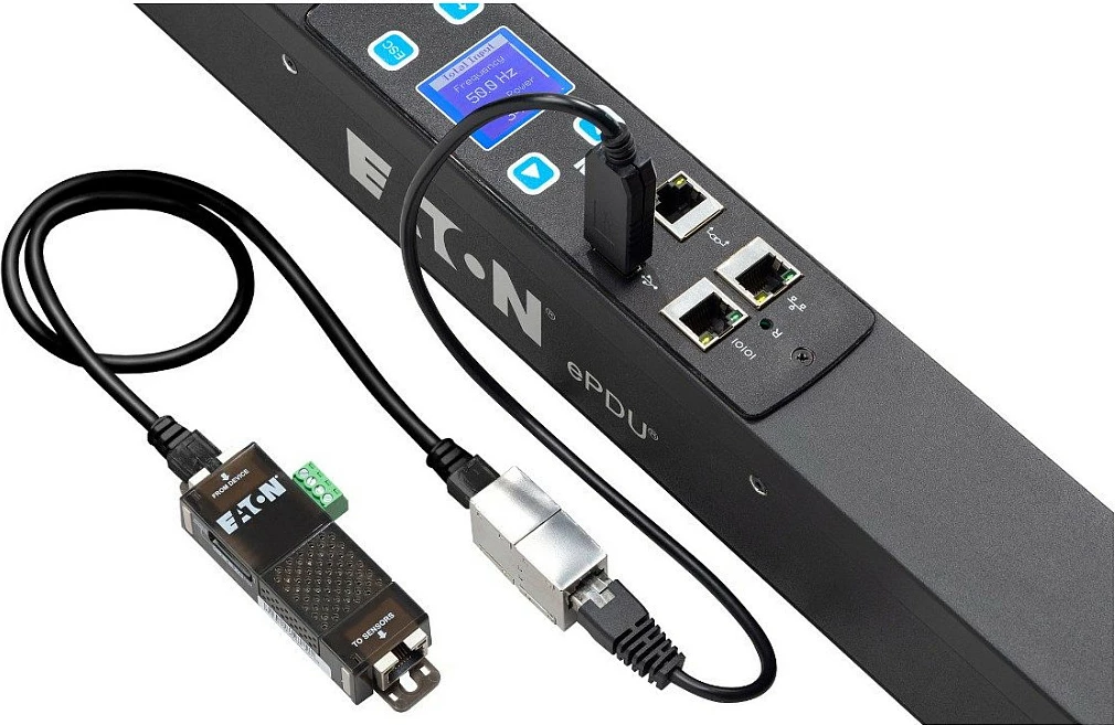 Sensor temperature dhe lagështie Eaton EMPDT1H1C2, USB, me kabllo, 10-90% RH