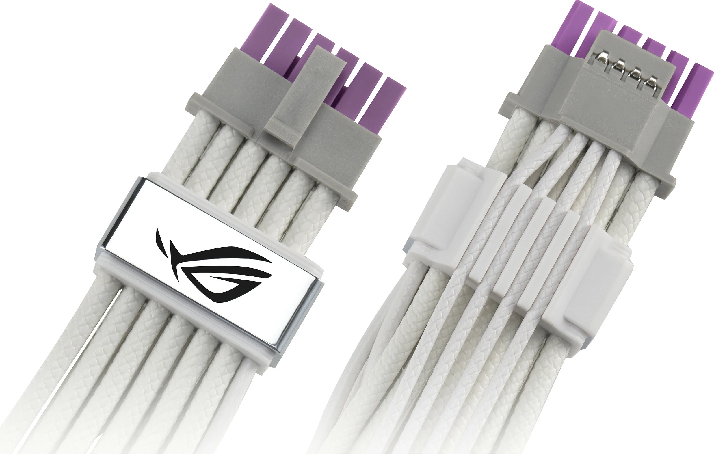 Kabllo furnizimi ASUS ROG Equalizer ROG-EQUALIZER-WHITE, 0.75 m, për kartelë grafike, e bardhë