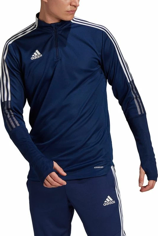 Duks për meshkuj adidas Tiro 21 Training Top, blu marin