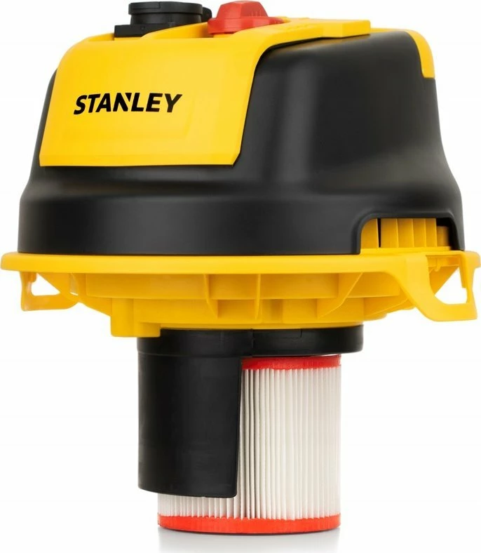 Fshesë industriale Stanley SXVC30XTDE 30L 1600W wet/dry me prizë për vegla dhe filtër HEPA, e zezë/verdhe