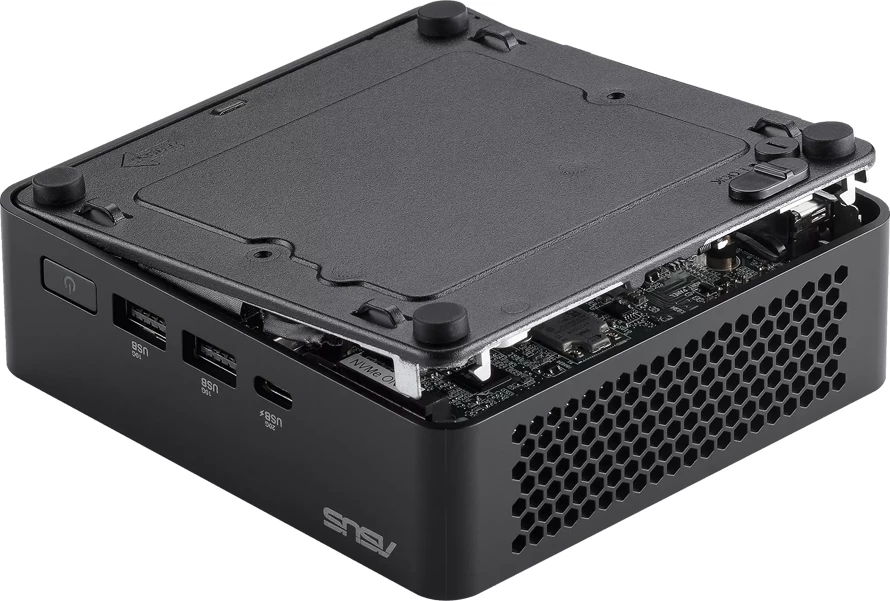 Mini Kompjuter ASUS NUC 14 Pro RNUC14RVKI300002I, Intel Core 3 100U, Intel Graphics, Wi‑Fi 6E, 2x HDMI, 2x Thunderbolt 4, 2.5GbE, pa RAM/pa SSD/pa sistem operativ, i zi, Slim Kit (L6)