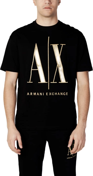 Maicë për meshkuj Armani Exchange, e zezë 