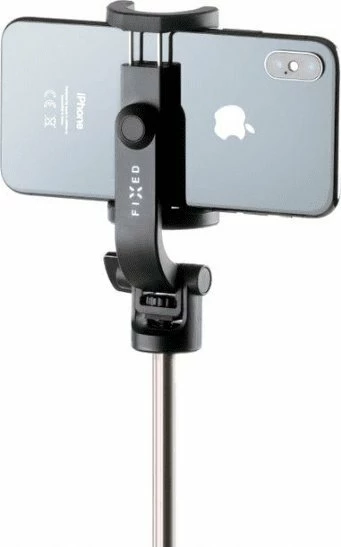 Stativ dhe shkop selfie Fixed Snap Lite 20-56 cm, me buton shkrepësi, i zi
