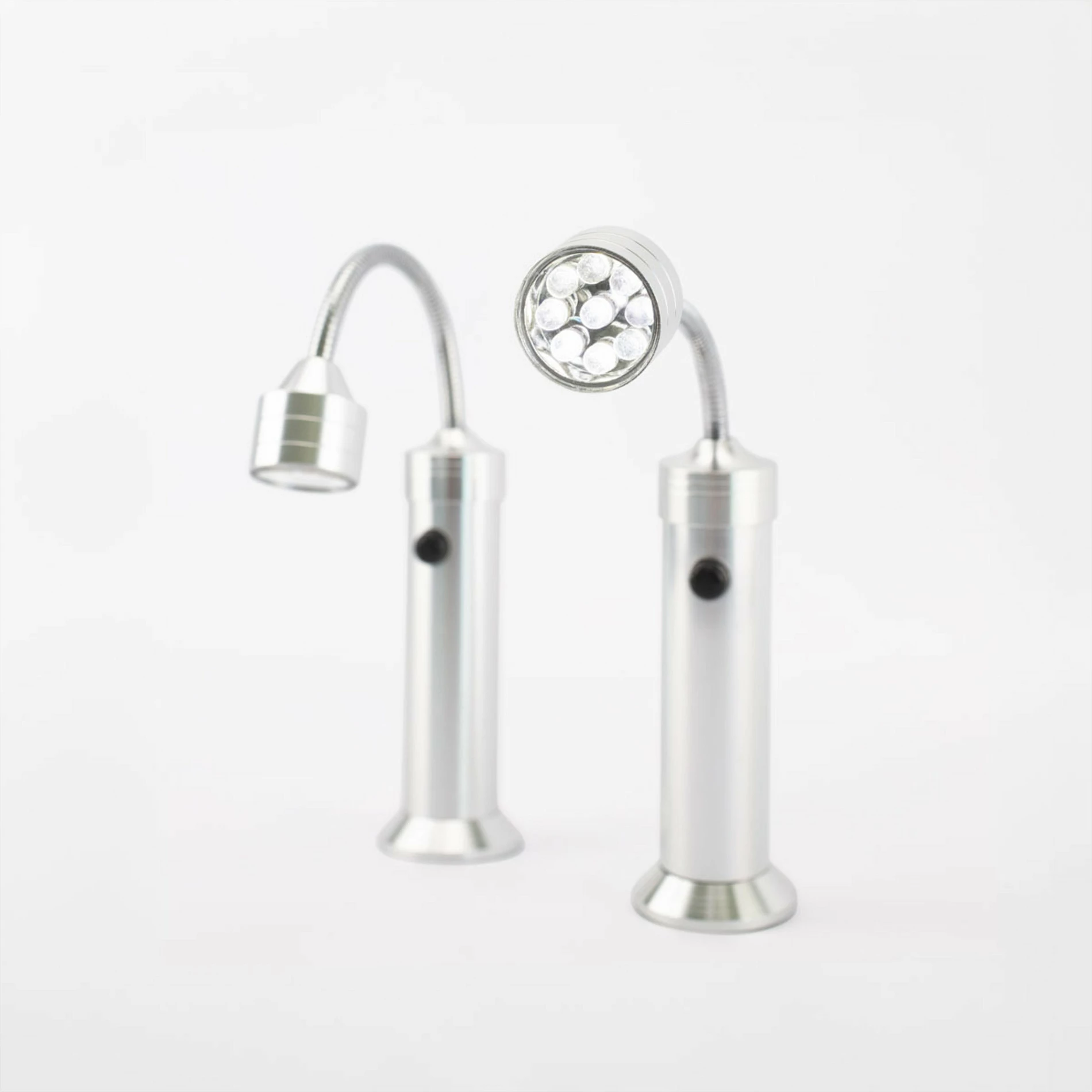 Dritë për grill RealPower 495550, LED, çelik inox, me bateri AAA, set 2 copë
