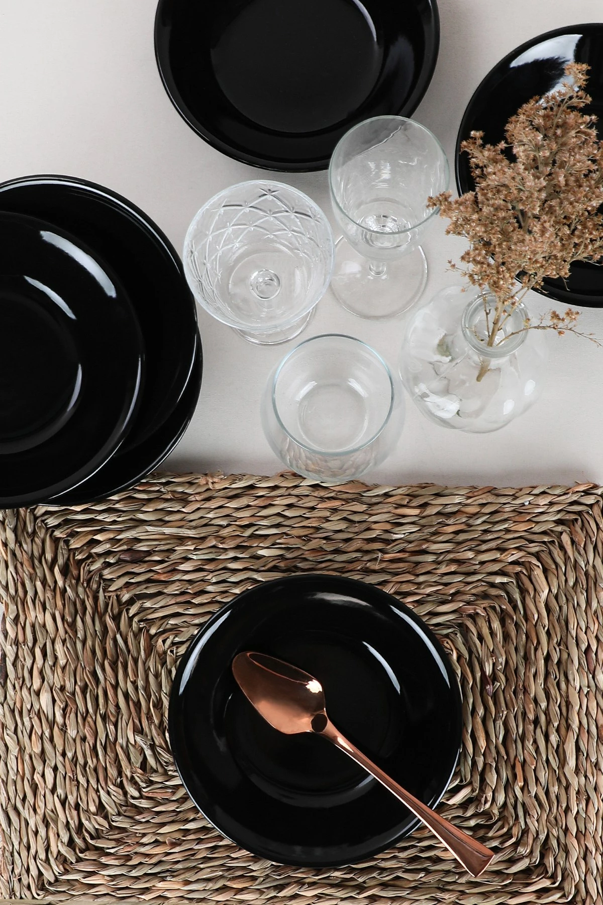 Set pjatash ëmbëlsirash qeramike (6 copë), Hermia Concept, ST042306F650A000000MACD700