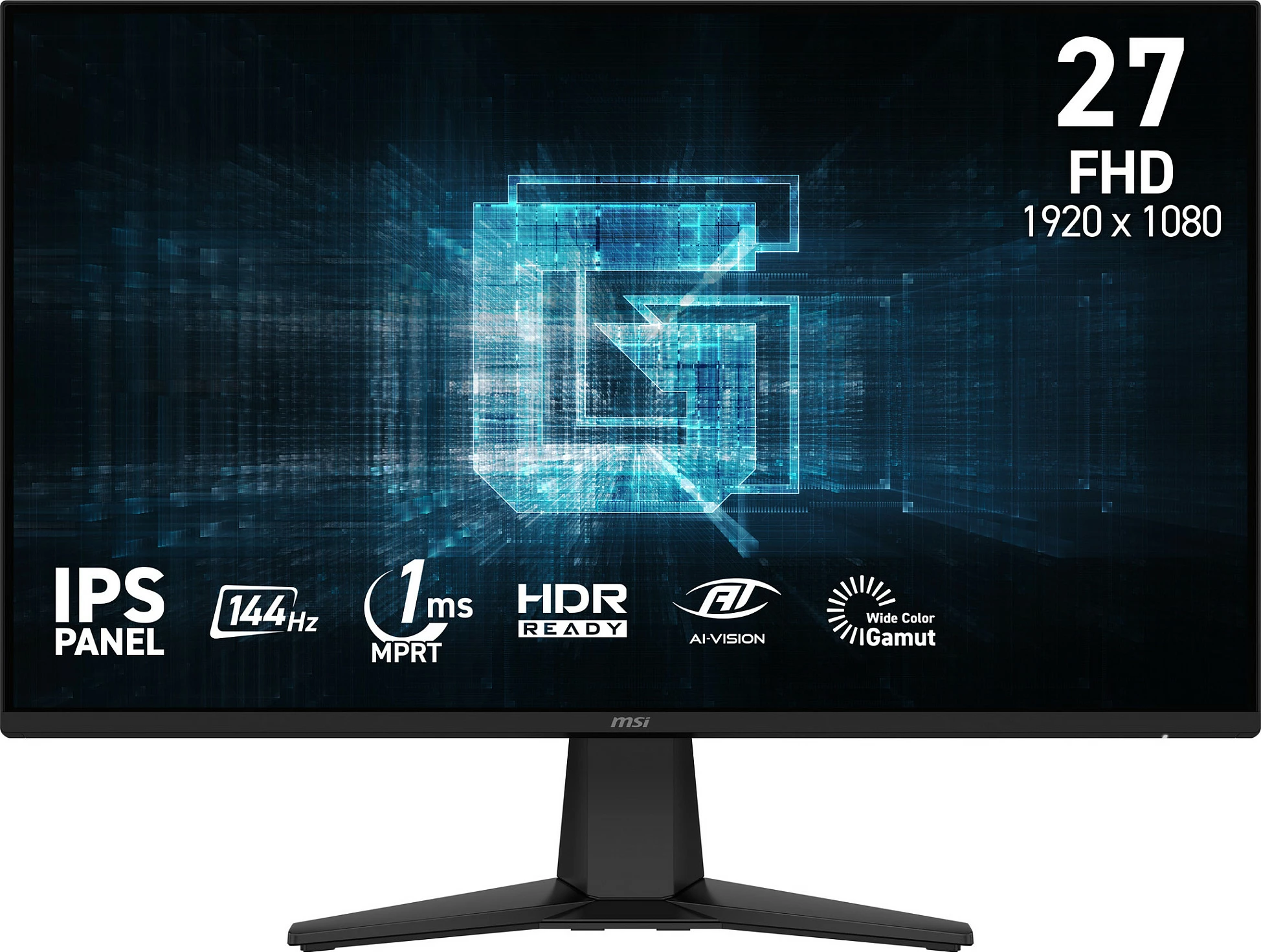 Monitor MSI G275L E14, 27", FHD IPS, 144Hz, 1ms, HDR Ready, i zi