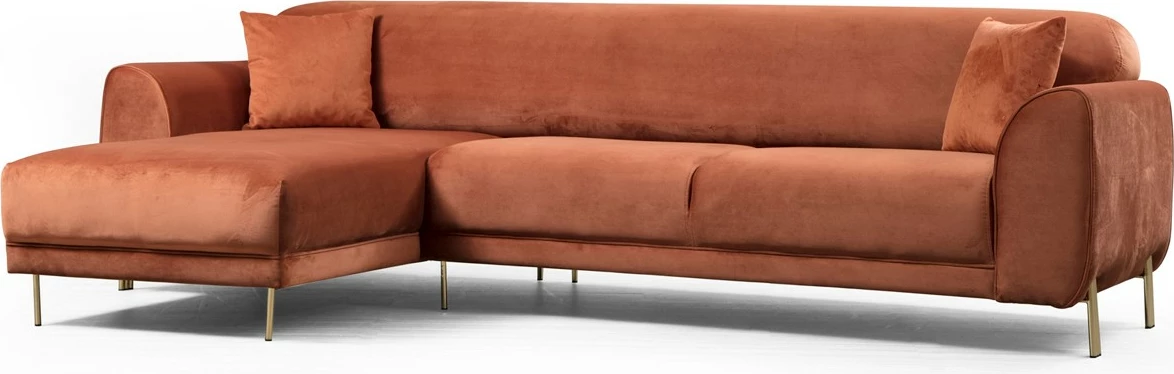 Kënd-sofë krevate Atelier del Sofa, këndi majtas, ngjyrë kanelle (Chl-3R)