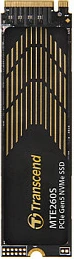 SSD M.2 Transcend MTE260S 2TB, PCIe Gen5 x4 NVMe, M.2 2280, me heatsink, e zezë/ari