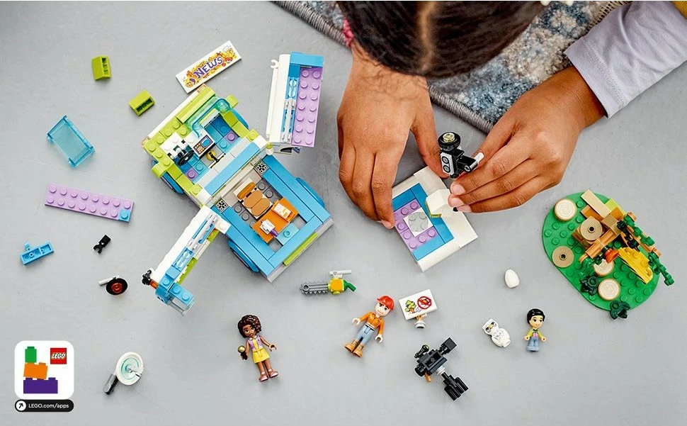 Set ndërtimi LEGO Friends 41749 Nachrichtenwagen, multikolor