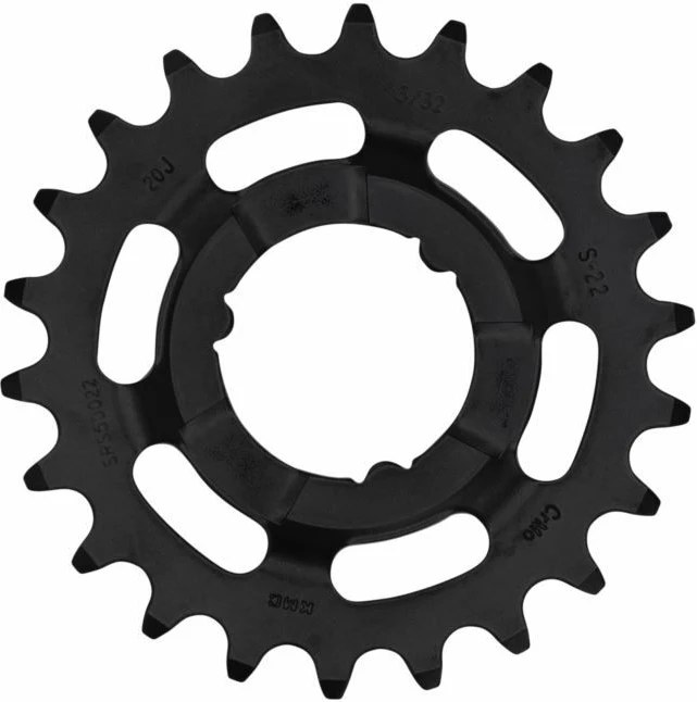 Dhëmbëz për biçikletë Shimano, e zezë