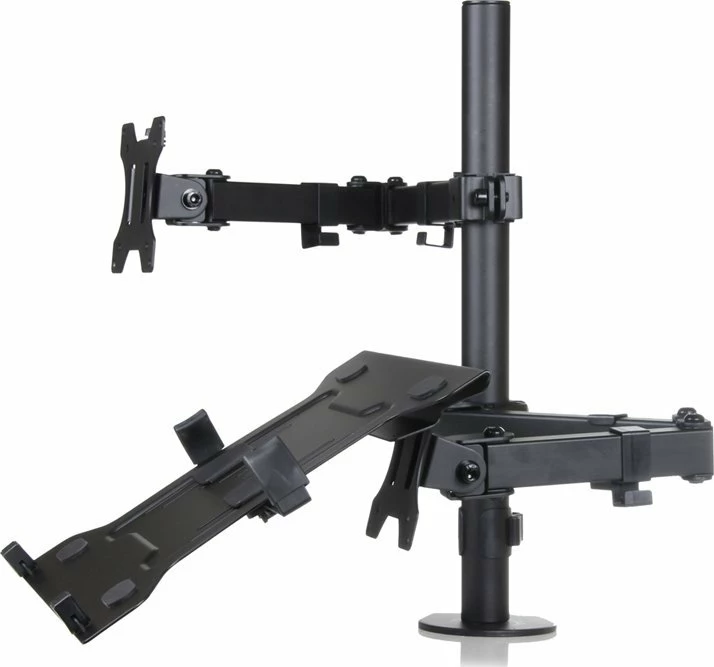 Mbajtës tavoline për monitor dhe laptop Art L-24 (RAMM L-24) 13-32\" VESA 75x75/100x100, i zi