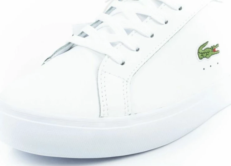 Këpucë për meshkuj Lacoste, të bardha